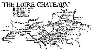 The Loire Chteaux Map