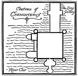 Chteau of Checonceaux (Diagram)