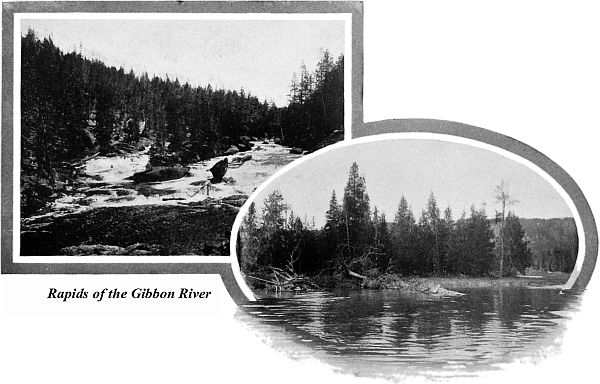 Rapids of the Gibbon River and Along Iron Creek