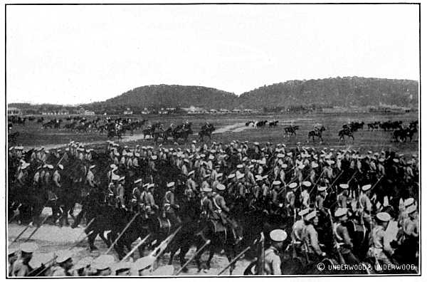 RUSSIA'S RENOWNED CAVALRY ON THE MARCH