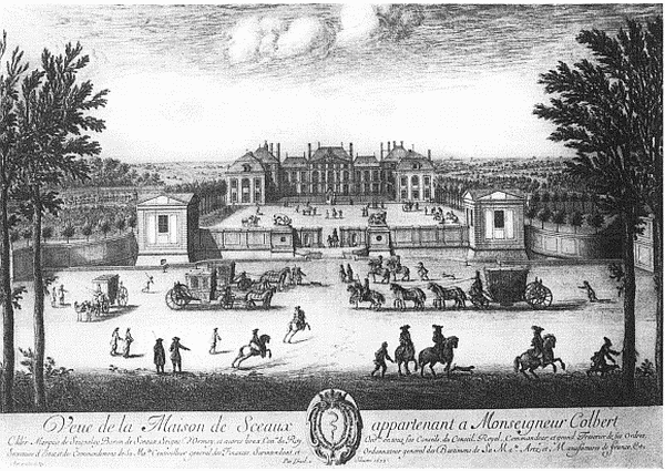 VIEW OF THE RESIDENCE OF COLBERT