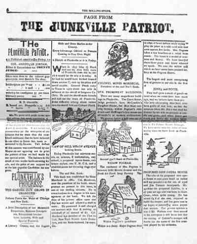Page from The Plunkville Patriot