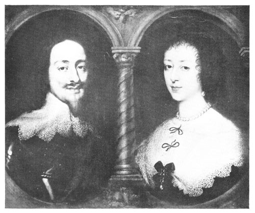 Charles I and Henrietta Maria. From the Painting by Van Dyck in the Galleria Pitti, Florence