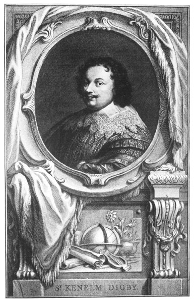 Sir Kenelm Digby. From an Engraving After the Painting by Van Dyck