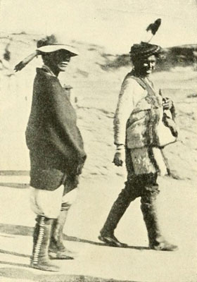 Navajos in
Characteristic Dress.