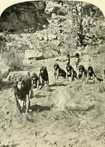 Kaibab Pai Ute Boys
Playing a Game of Wolf and Deer.