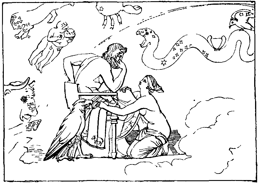 THETIS ENTREATING JUPITER TO HONOUR ACHILLES. Illustration: THETIS ENTREATING JUPITER TO HONOUR ACHILLES.