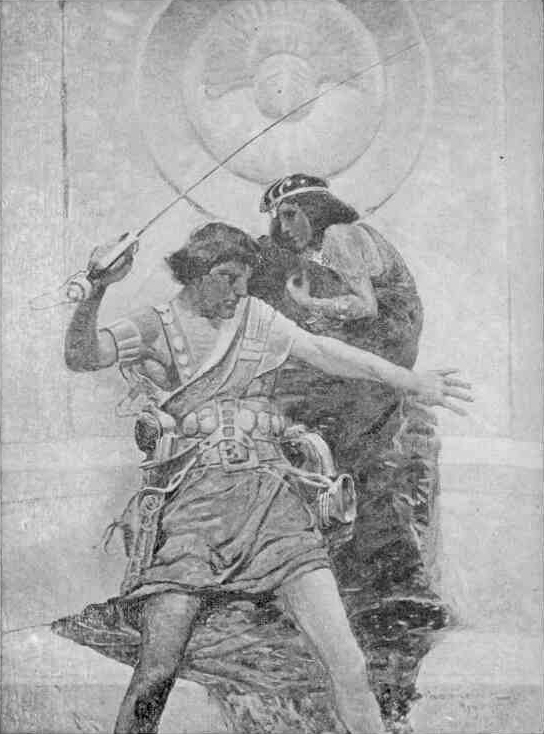 With my back against a golden throne, I fought once again for Dejah Thoris.