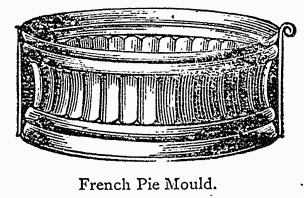 French Pie Mould.