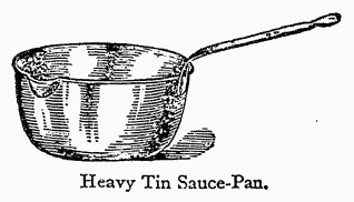 Heavy Tin Sauce-Pan.