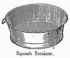 Squash Strainer.