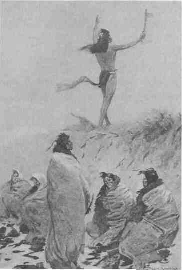 12 the Fire Eater Raised his Arms to The Thunder Bird