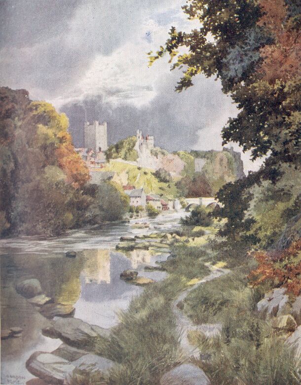 Richmond Castle from the River
