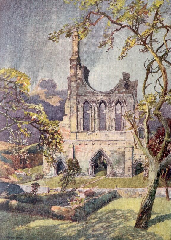 The West Front of the Church Of Byland Abbey
