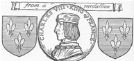 CHARLES VIII KING OF FRANCE
from a medallion