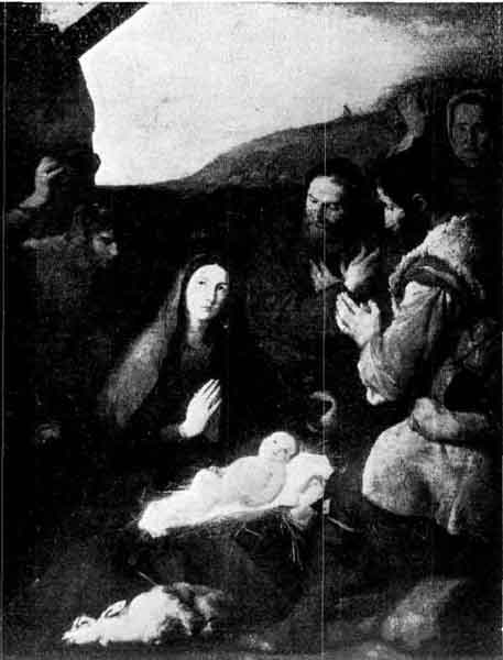 THE ADORATION OF THE MAGI. SPAGNOLETTO (SPANISH: BORN 1588; DIED 1656).