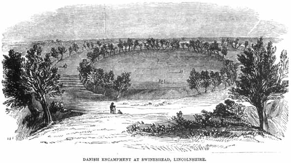 Danish Encampment at Swineshead, Lincolnshire.