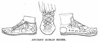 Ancient Roman Shoes.