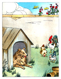 Everything had been very different when old Fido lived in his little house by the barnyard gate.