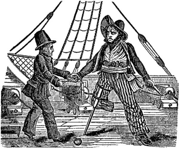 Captain Mackra, and the Pirate with a wooden leg