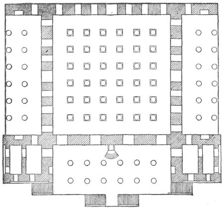 PLAN OF THE PALACE OF PERSEPOLIS