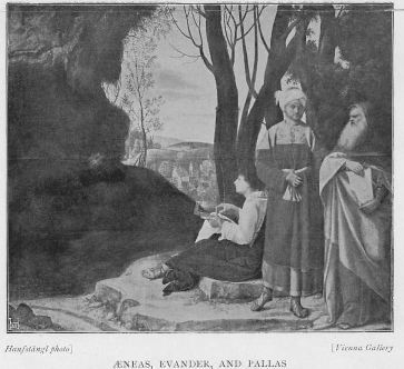 AENEAS, EVANDER, AND PALLAS