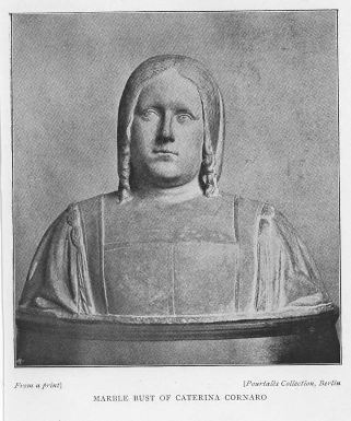 MARBLE BUST OF CATERINA CORNARO