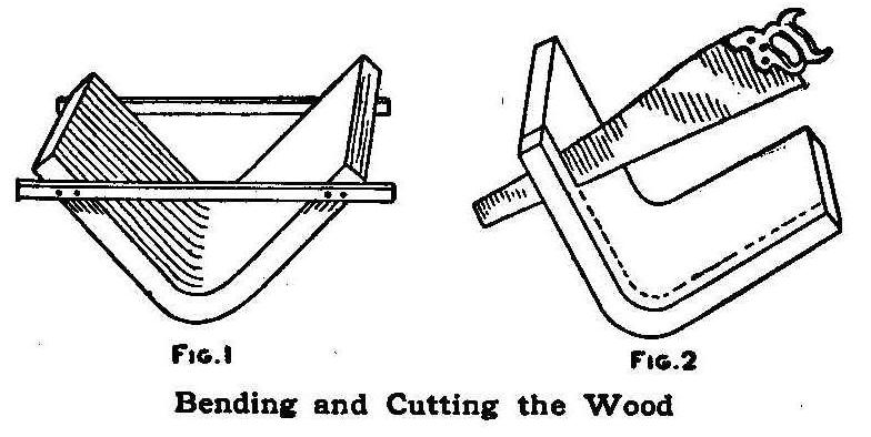 Bending and Cutting the Wood
