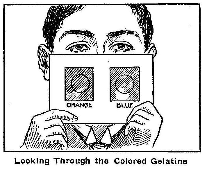 Looking Through the Colored Gelatine 