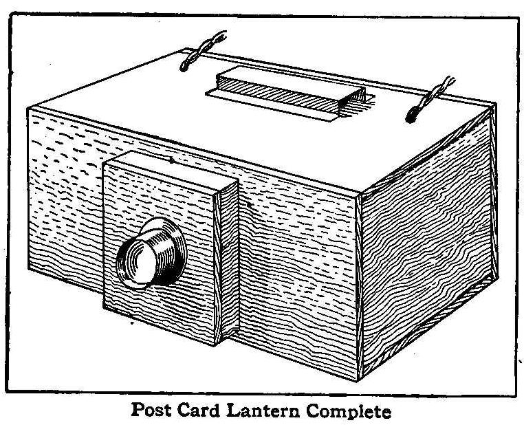 Post Card Lantern Complete