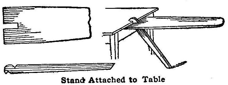 Stand Attached to Table