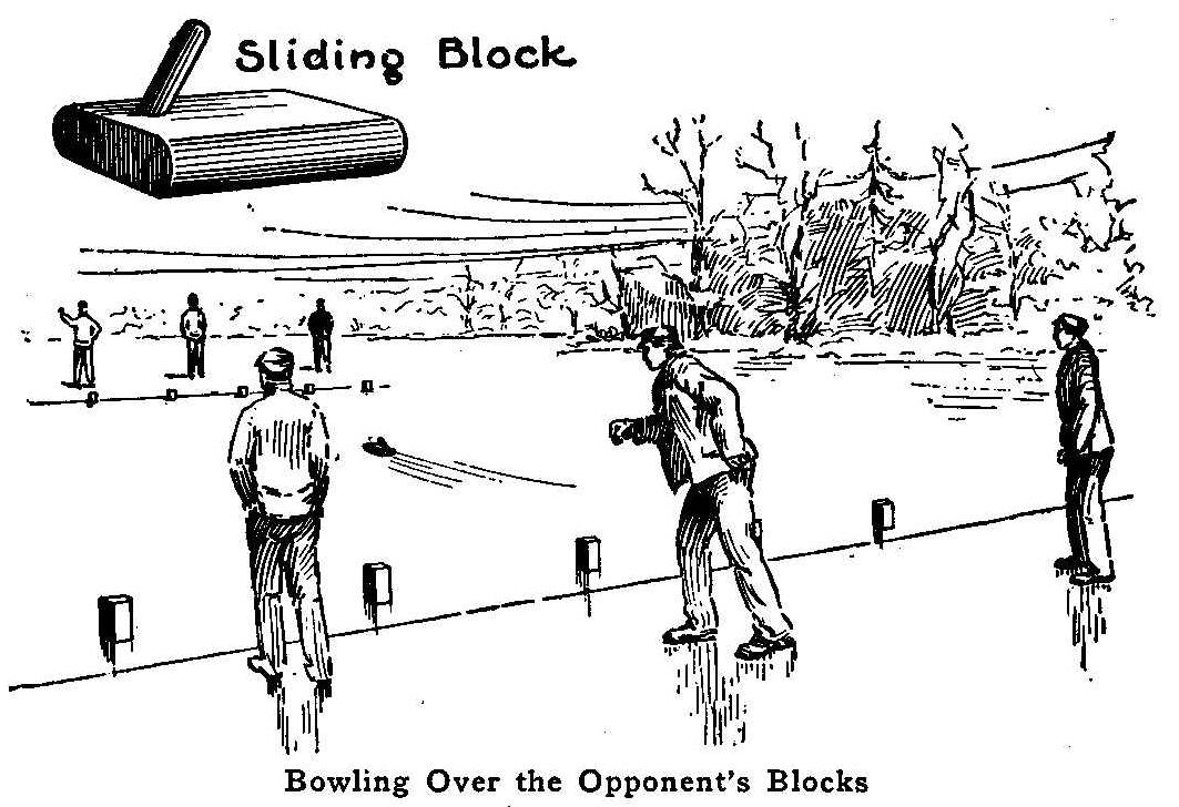 Bowling Over the Opponent's Blocks 