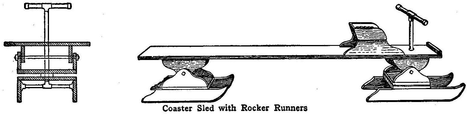 Coaster Sled with Rocker Runners
