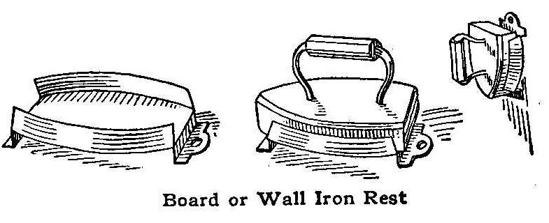 Board or Wall Iron Rest