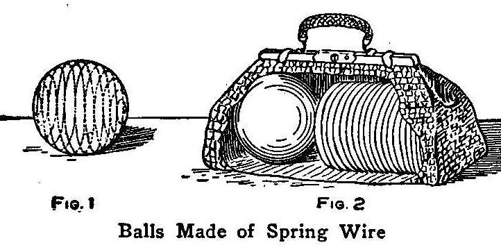 Balls Made of Spring Wire 