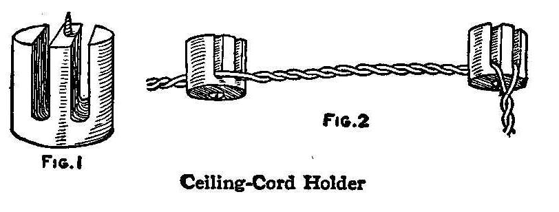 Ceiling-Cord Holder 
