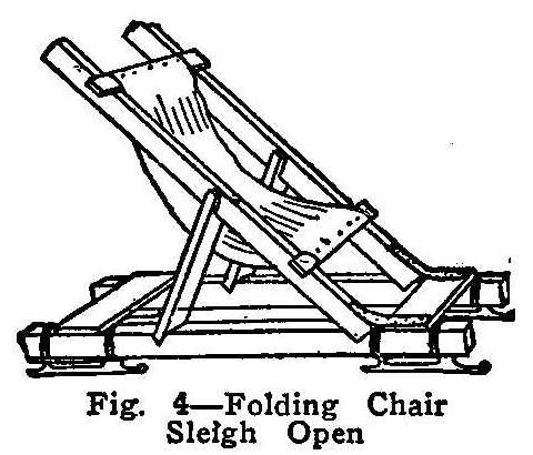 Fig. 5-Folding Chair Sleigh Open