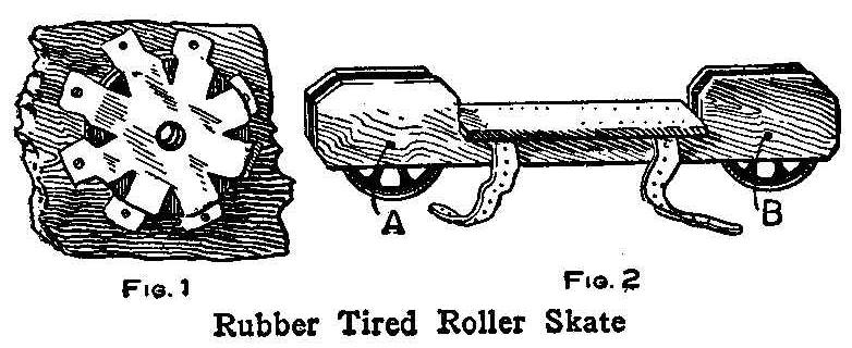 Rubber Tired Roller Skate