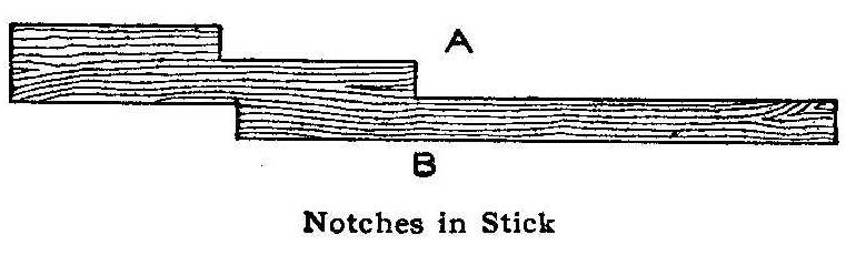 Notches In Stick 