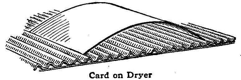 Card on Dryer 