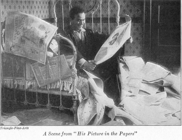 A Scene from "His Picture in the Papers"