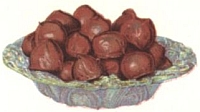Fig and Nut Chocolates.