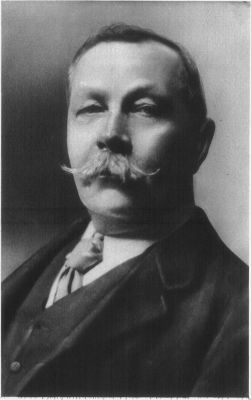 SIR ARTHUR CONAN DOYLE. (Photo by Arnold Genthe) See Page 132