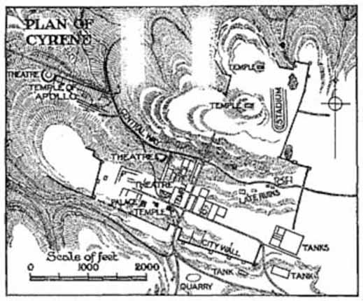 Cyrene On Map