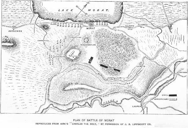 A PLAN OF THE BATTLE OF MORAT