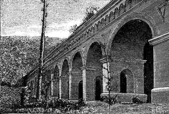 FIG. 3.—AQUEDUCT OVER THE VALLEY OF THE TOMBS OF THE EMPERORS.