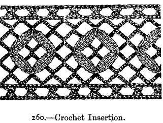 Crochet Insertion.