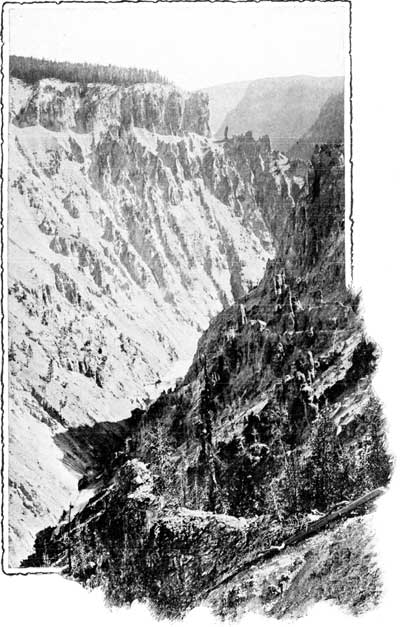 THE CAÑON FROM ARTIST POINT.