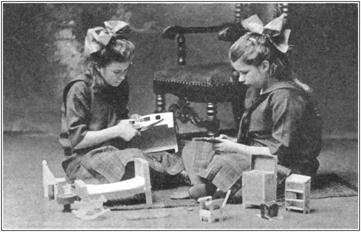 Making furniture for a doll's house affords educational advantages