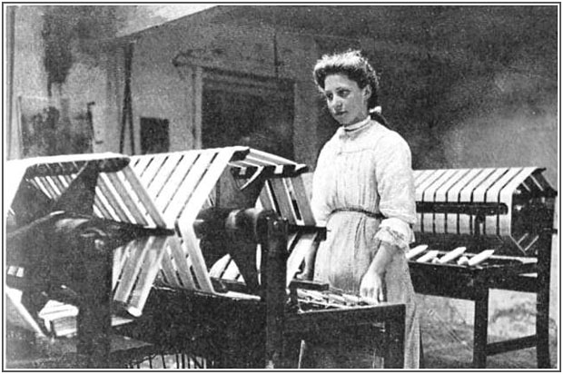 A cotton-mill worker